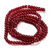1 Strand Transparent Crackle Glass Round Beads Strands X-CCG-Q001-4mm-18-4
