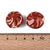 Windmill Spiral Pattern Vintage Handmade Porcelain Beads PORC-N013-19-04-3