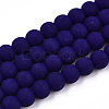 Opaque Glass Beads Strands GLAA-T032-P6mm-MD03-1
