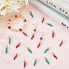 20Pcs 2 Colors Opaque Resin Pendants RESI-SC0006-21-3