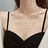 Plastic Imitation Pearl Beaded Chain JX303A-6