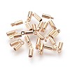 Brass Cord Ends KK-F768-04LG-2
