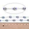 Handmade Glass Beads & Rhinestone Chains CHS-L028-02P-2