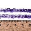 Crackle Transparent Glass Beads Strands GLAA-N062-4mm-10-2