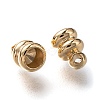 Brass Cord Ends KK-H759-44-G-2