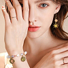 100Pcs 10 Style Tibetan Style Alloy Pendants FIND-FH0008-21-7