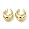 Brass Hoop Earrings EJEW-H104-19G-2