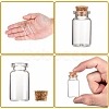 Glass Jar Glass Bottles AJEW-H004-7-1-4