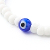 Round Glass Beaded Bracelet BJEW-JB06484-4
