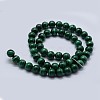 Natural Malachite Beads Strands G-F571-27A1-4mm-2