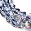 Electroplate Glass Beads Strands EGLA-G035-A-HR01-3