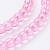 1 Strand Transparent Crackle Glass Round Beads Strands X-CCG-Q001-4mm-02-3
