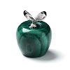 Natural Malachite Fruit Pendants G-P501-06P-1