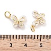 Brass Micro Pave Cubic Zirconia Pendants KK-P271-03G-A-3