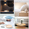 1Pc Flat Round Shape Marble Desktop Storage Tray AJEW-BBC0002-56-5