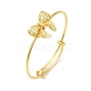 Brass Cuff Bangles for Women BJEW-U025-04G-4