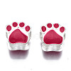 Alloy Enamel European Beads ENAM-N052-24I-2