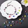 120Pcs 10Colors Handmade Evil Eye Lampwork Beads LAMP-SZ0001-16-7