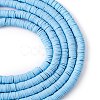 Handmade Polymer Clay Beads Strands CLAY-R089-6mm-Q101-2