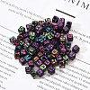 Craft Black Acrylic Beads MACR-YW0001-11-2