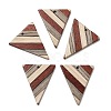 Wenge Wood & Sandalwood & White Ash Pendants WOOD-F013-01-1