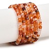 Natural Agate Beads Strands G-G345-C33-2x4mm-2