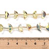 Electroplate Transparent Glass Beads EGLA-H112-05HP-02-4