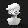 Girl Bust Resin Necklace Display Stands ODIS-A012-05B-4