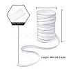 Polyester & Cotton Fabic Band FIND-WH0036-01-2