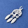 925 Sterling Silver Pendants STER-E071-03S-02-2