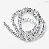 Electroplate Transparent Glass Beads Strands EGLA-A034-T4mm-M16-2