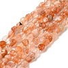Natural Sunstone Beads Strands G-L608-A04-01-1