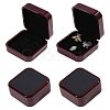 Plastic & PU Leather Jewelry Cufflink Boxes CON-WH0117-14B-1