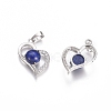 Natural Lapis Lazuli Pendants G-L512-O07-2