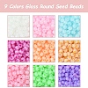 135G 9 Colors Glass Seed Beads SEED-YW0002-91-3