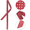 Polka Dot Pattern Polyester Long Silk Scarf for Women Girls AJEW-WH20042-79C-7