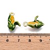 Alloy Enamel Pendants ENAM-N056-404G-3