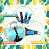 4Pcs 4 Style Nylon Adjustable Add-A-Bag Luggage Strap & Polyester Luggage Straps FIND-PH0007-06-WH-5