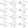 12Pcs Transparent K9 Glass Display Decorations DJEW-SP0001-02-1