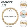 Crystal Rhinestone Tennis Necklace NJEW-WH0009-13-2