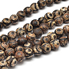 Tibetan Style 3-Eye dZi Beads Strands X-G-P229-A-03-8mm-3