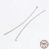 925 Sterling Silver Flat Head Pins STER-F018-01C-3