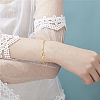 15Pcs 3 Colors Alloy Hollow Heart Open Cuff Bangles Set for Women BJEW-AN0001-57-4