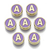 Alloy Enamel Beads X-ENAM-S122-028A-NR-1