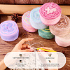 Gradient Segment Dyed Super Fine Mohair Yarn DIY-TAC0033-03E-5