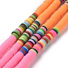 Handmade Polymer Clay Bead Strands CLAY-C003-04F-1