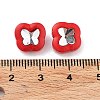Spray Painted Alloy Bead PALLOY-H134-28-3