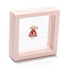 Square Transparent PE Thin Film Suspension Jewelry Display Box CON-D009-01B-04-1