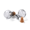 Round Glass Cork Bottles Ornament GLAA-D002-03E-2
