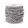 Tarnish Resistant 304 Stainless Steel Cuban Link Chains CHS-G010-02P-4